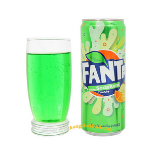 Exporter Soft Drinks Fantaa Cream Soda Fruity Carbonated Drinks Can 320ml Beverages Organic Delicious Energy Drinks from Vietnam