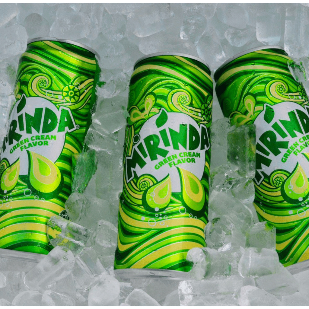 High quality soft drinks Mirindaa cream soda fruity carbonated drinks can 320ml Beverages Organic Delicious Energy Drink Vietnam