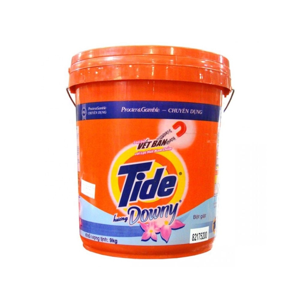 Household Laundry Cleaning Supplies washing powder Tidee Sunrise Fresh laundry Detergent powder bucket 8.5kg (dow-n-y scented)