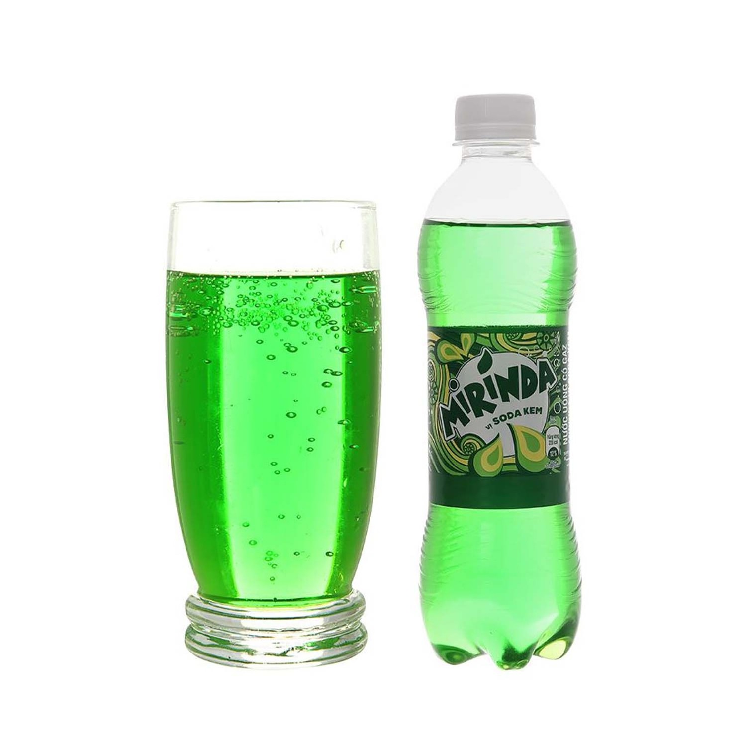 Hot sale soft drinks Mirindaa cream soda fruity carbonated drinks bottle 390ml Beverages Delicious Energy Drinks made in Vietnam