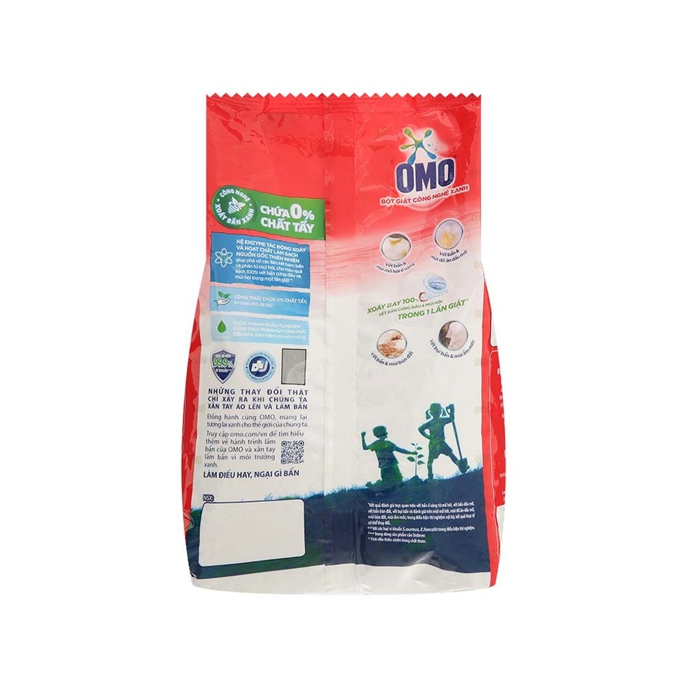 O-mo Washing Detergent Powder small bag 18x770g - High Quality Laundry Cleaning Supplies - Detergent Powder For Washing Machine