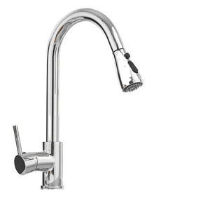 HP New modern Style 304 Stainless Steel kitchen taps Pull Out pull down kitchen mixer sink faucet Sink Kitchen Faucets With Spra