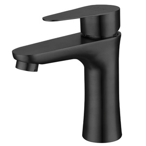 HP Hot Cold Faucet Matte Black Health Water Sink Bathroom Basin Faucet 304 Stainless Steel  CLASSIC Modern Kitchen Faucet