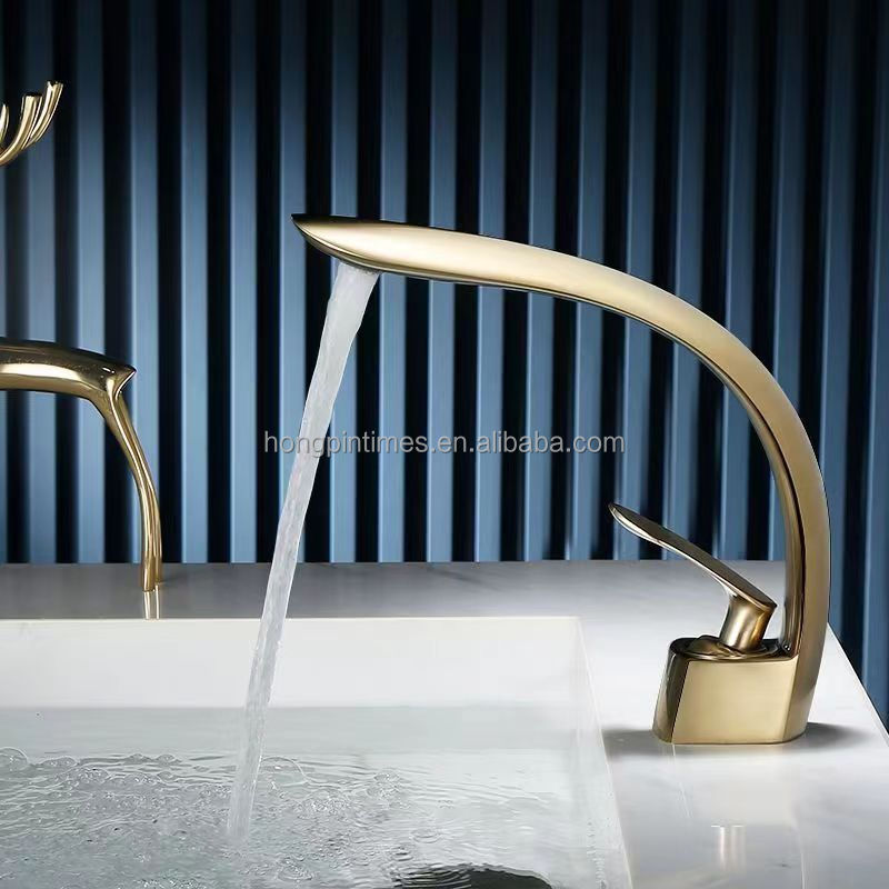 Polished finish bathroom faucet   Wash basin faucet