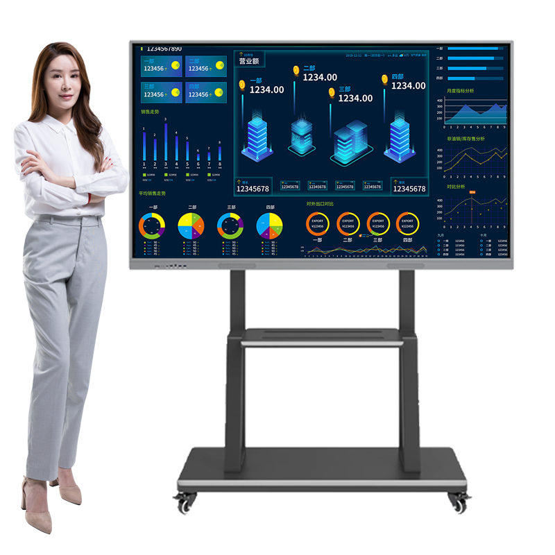 75 inch smart tv 4k UI ultra hd led samsung touch screen smart board 65/75inch interactive whiteboard