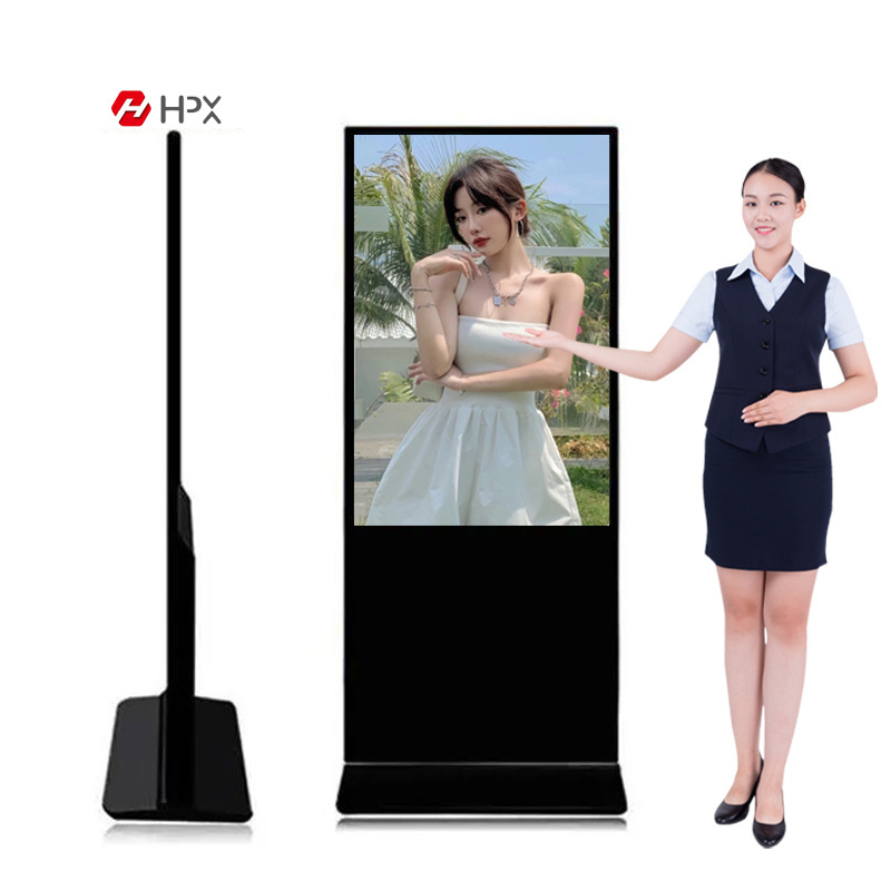 Full HD Touch Screen Free Standing Kiosk 43 Inch Indoor LCD Advertising Player