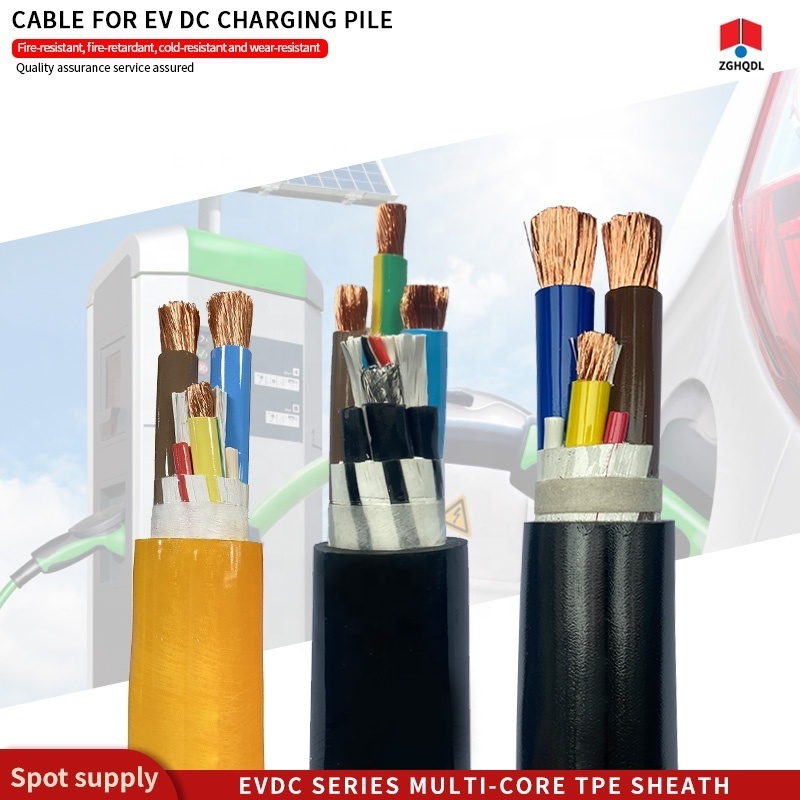 105 Degree DC 1000V EVE 4*1/0AWG Electric Wire and Cable Company Suppliers Car Charging Power Cables Manufacture Vendor