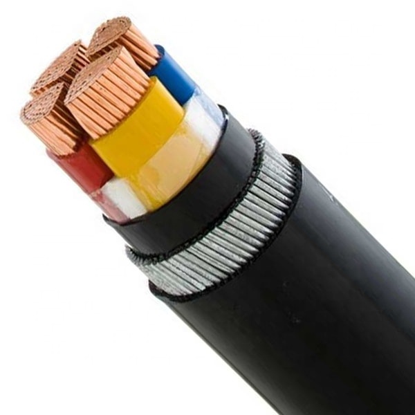 XLPE / PVC Steel Wire Armored Copper Power Cable 3x240mm2 Low Voltage Power Cable