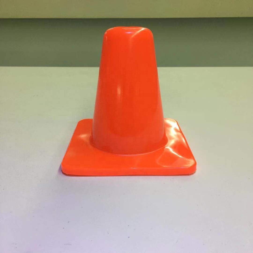 6'' Flexible Orange PVC Road Traffic Safety Cone 15cm sports cone