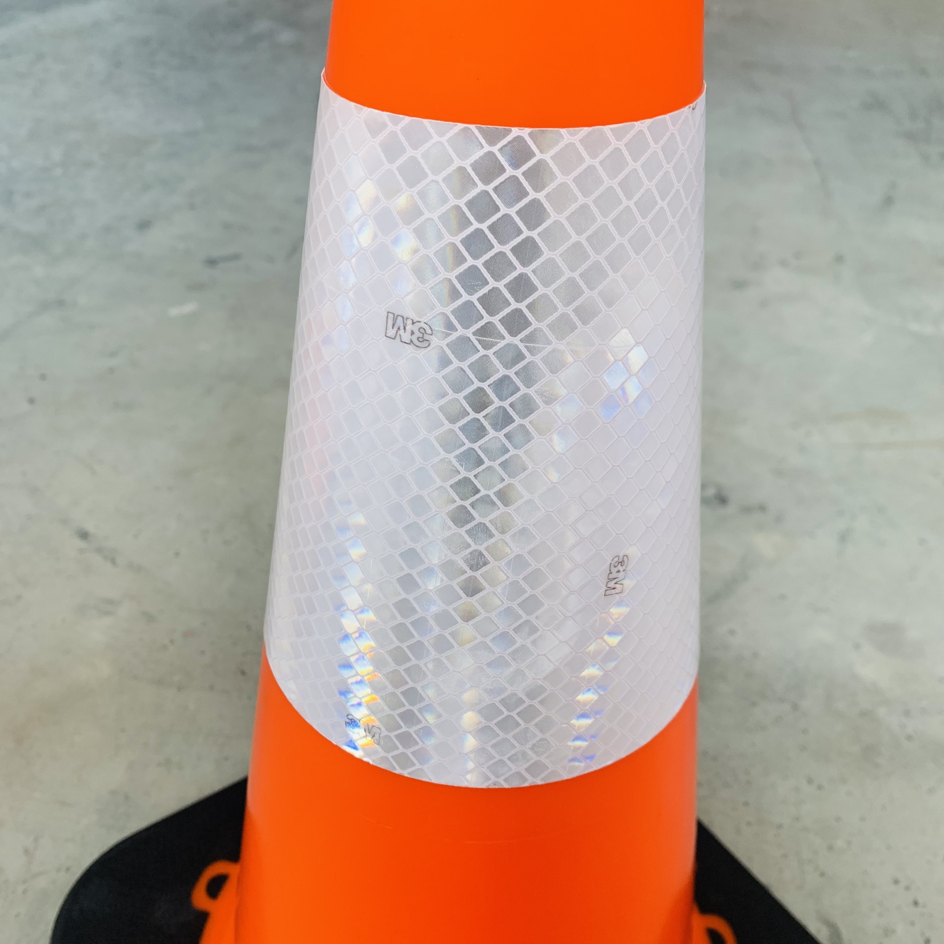 45cm 18inch  Road Cone Flexible PVC Safety Used Traffic Cone with base black