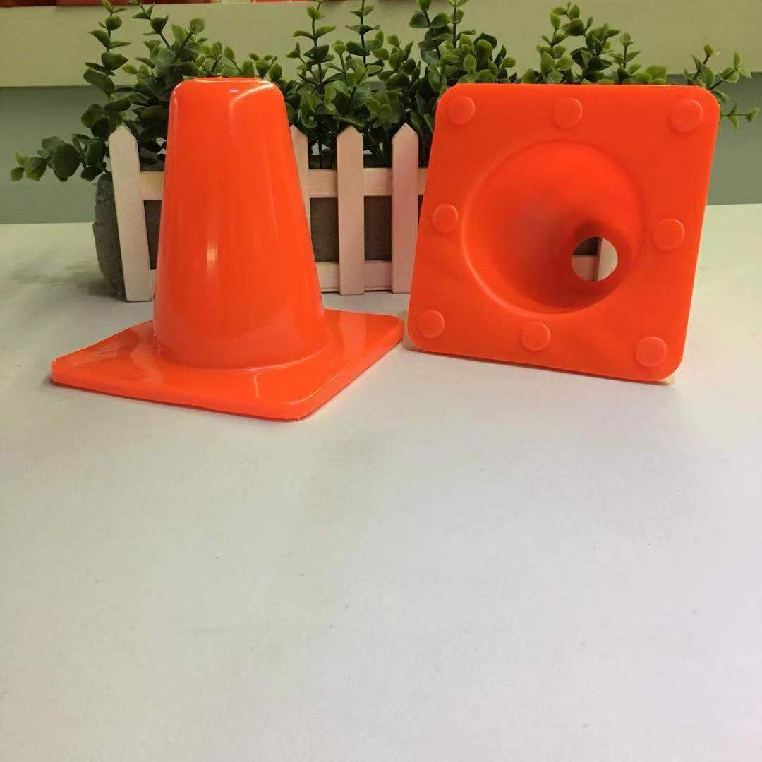 6'' Flexible Orange PVC Road Traffic Safety Cone 15cm sports cone