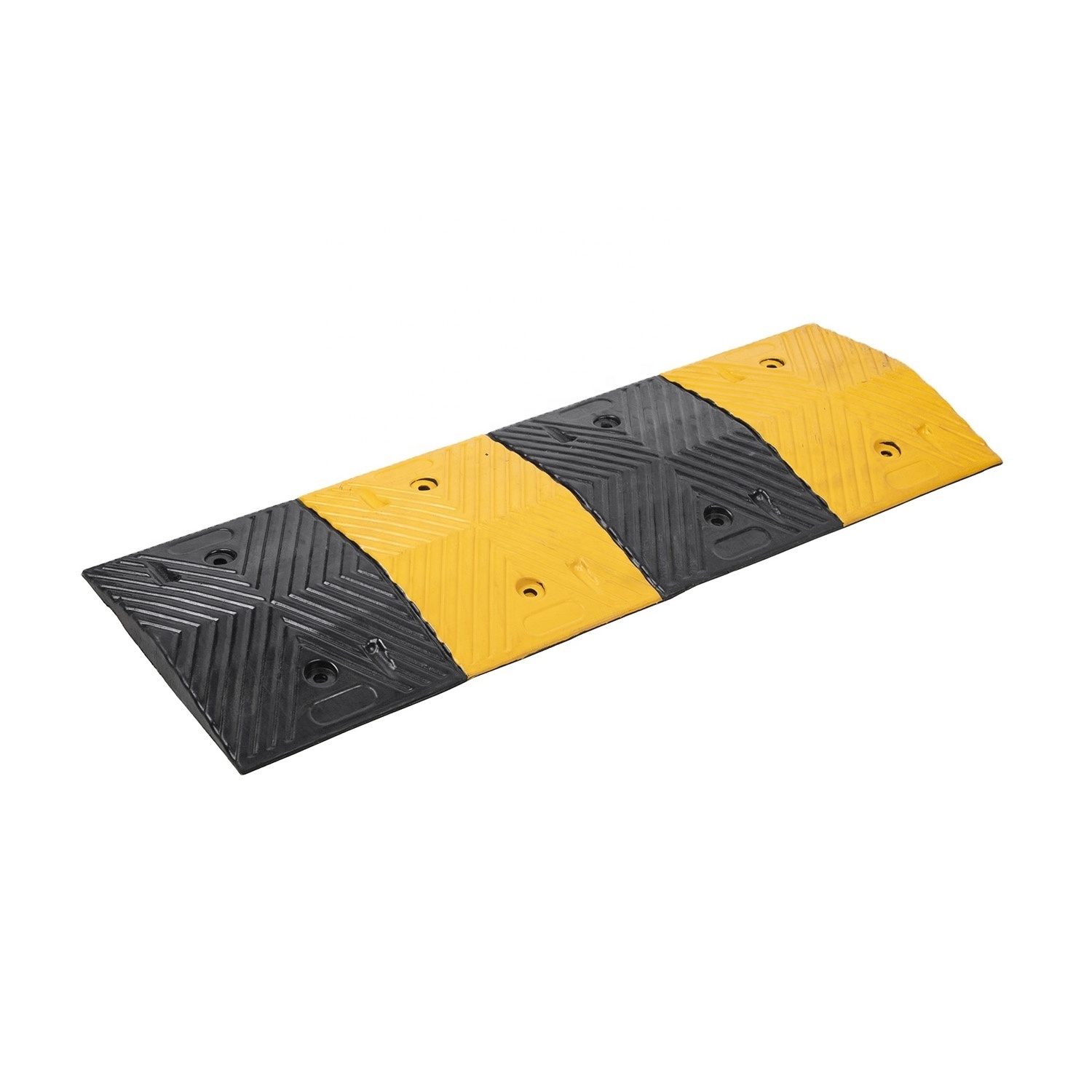 rubber speed breaker yellow /black rubber speed hump Road Speed Bump/Hump