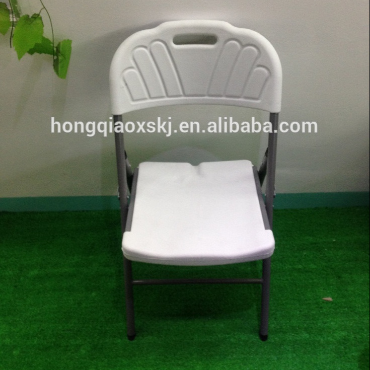 white plastic chair steel tube with pretty looking/folding chair with flower design on the back/balcony garden coffee chairs