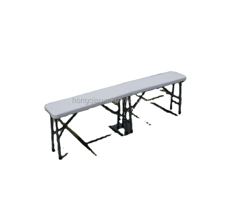 Plastic folding bench for 4 person/183cm 6ft long bench/HDPE long chair/outdoor leisure foldable in middle bench/183*28*43cm hot