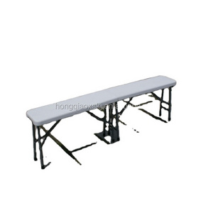 Plastic folding bench for 4 person/183cm 6ft long bench/HDPE long chair/outdoor leisure foldable in middle bench/183*28*43cm hot