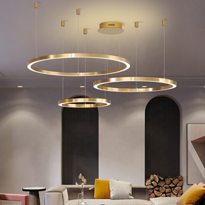 kitchen lighting Hotel Living Room Dining Room Pendant Lamp Hotel Living Room Circle Design Chandelier