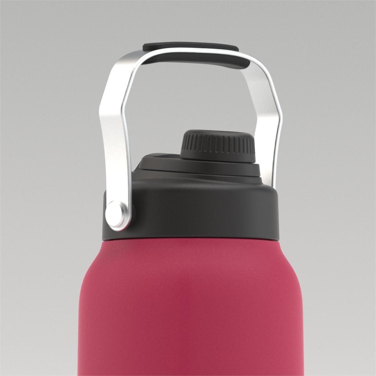 High Quality 64/128 oz Insulated Vacuum Sports Water Bottle with Straw And Lid Stainless Steel Sport Half Gallon Water Jug