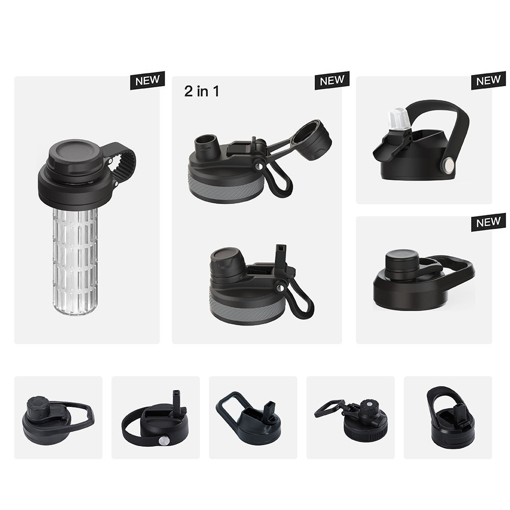 2023 Best Selling Wide Mouth Sport Water Bottle 32 Oz  Double Wall Powder Coated Stainless Steel Vacuum Flask Custom Logo