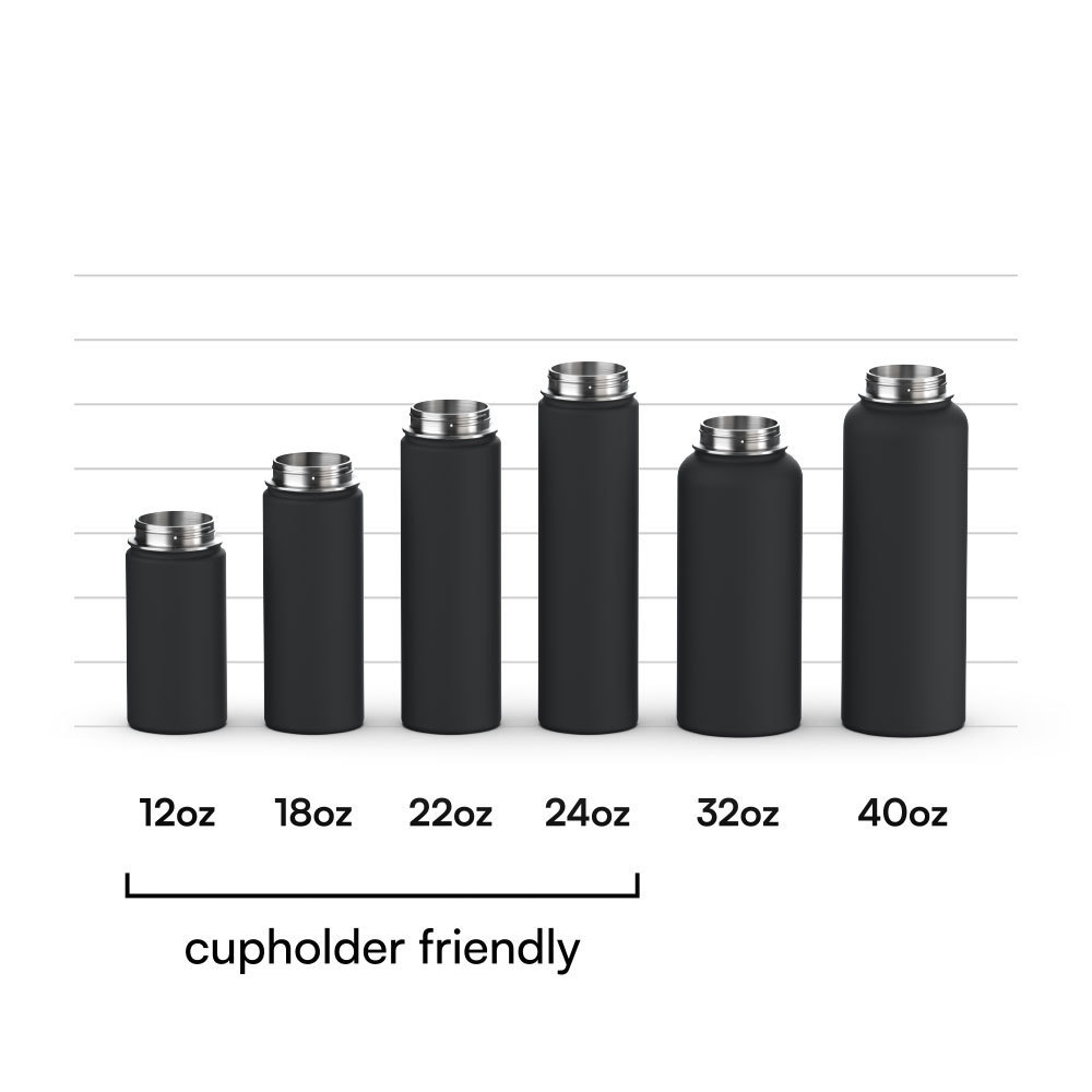 BPA Free Wide Mouth Double Wall Vacuum Flask Insulated Stainless Steel Water Bottle With Lid