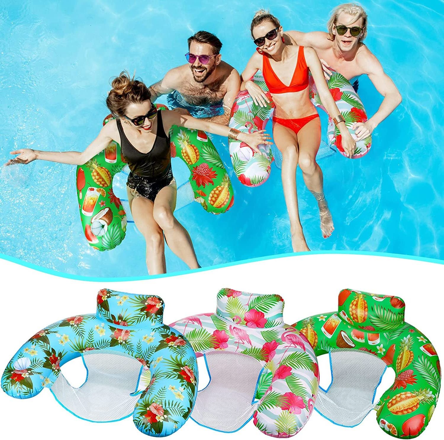 Inflatable Tanning Pool Lounge Float  Inflatable Pool Chair Lounge Floats