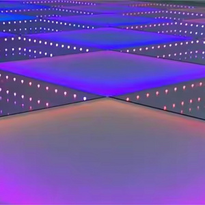 Hongrui LED Dance floor Magnetic Wireless Wedding Infinity Mirror Wired LED Dance Floor