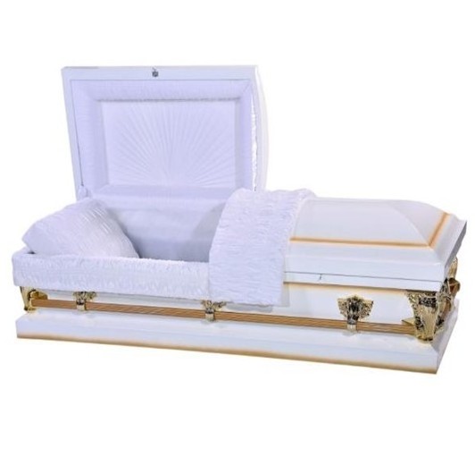 Granite casket goog quality glass good zinc coffin