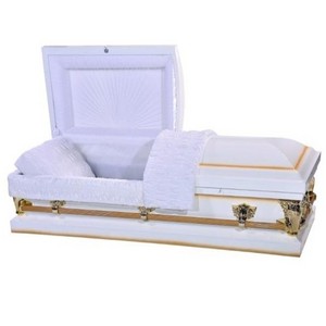 Granite casket goog quality glass good zinc coffin