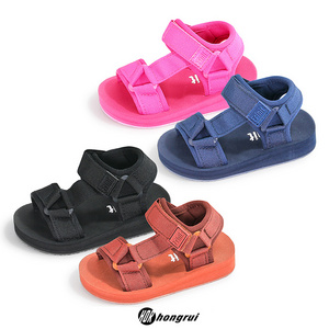 new Summer outdoor EVA Foam sandals kids shoes Walking custom wholesale Toddler adjustable slide sandals for girls and boys