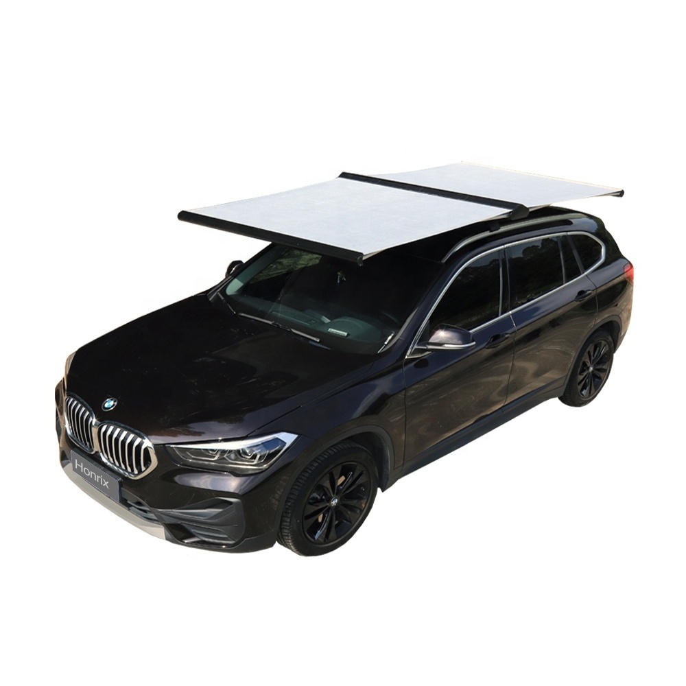 Smart Solar-Powered Intelligent Car Sunshade with Automatic Umbrella Roof Awning Canopy for Vehicles