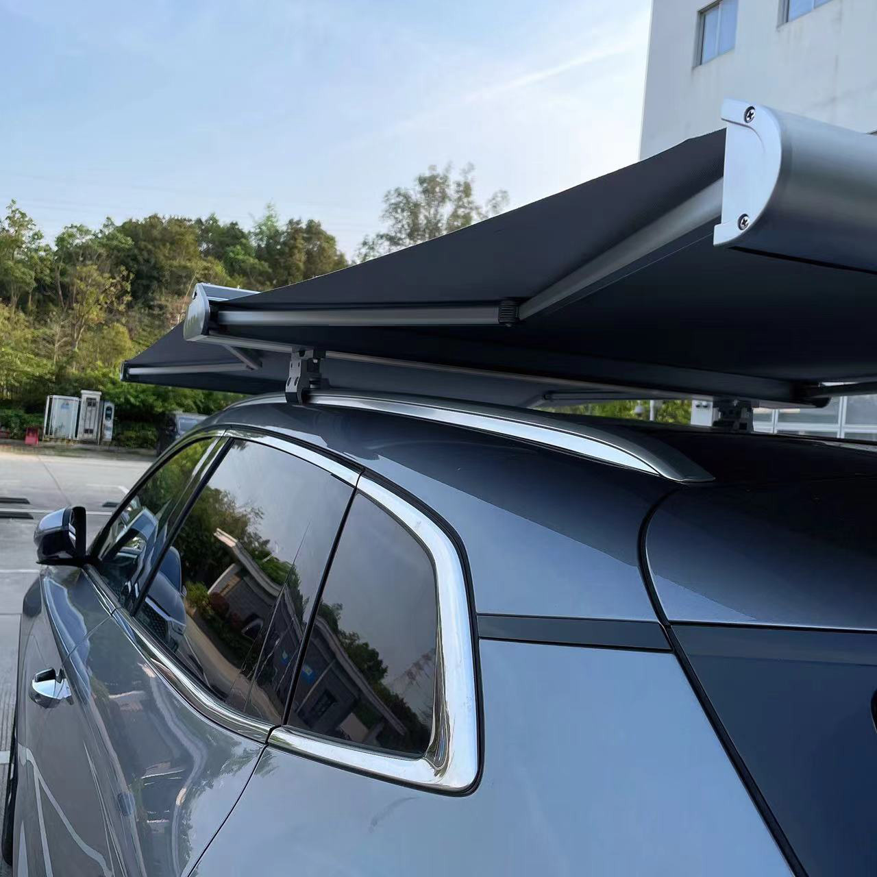 Automatic Solar-Powered Car Sunshade Umbrella Hot Summer Intelligent Smart UV Protection Device Car Accessories Cover