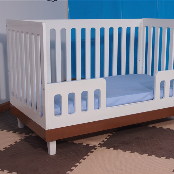 Advanced Luxurious Custom Design Supported Solid Wood Cradle Swing Baby Twin Bed Crib