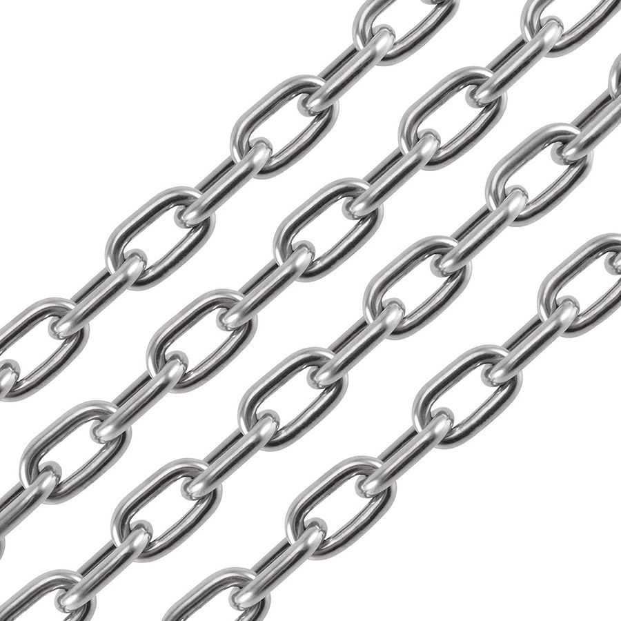 Marine Dock Boat Fender Tyres Chain 304 316 Stainless Steel Link Chain Anchor