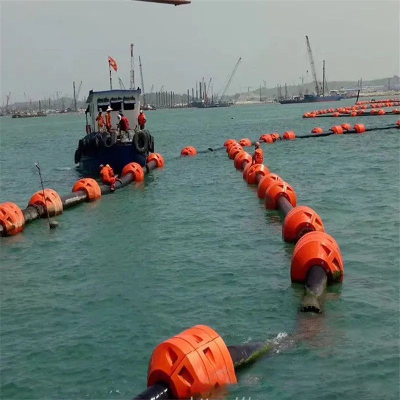 200kg-8000kg  Floater Buoyance MDPE Plastic Pipe Floaters for Dredging Pipeline