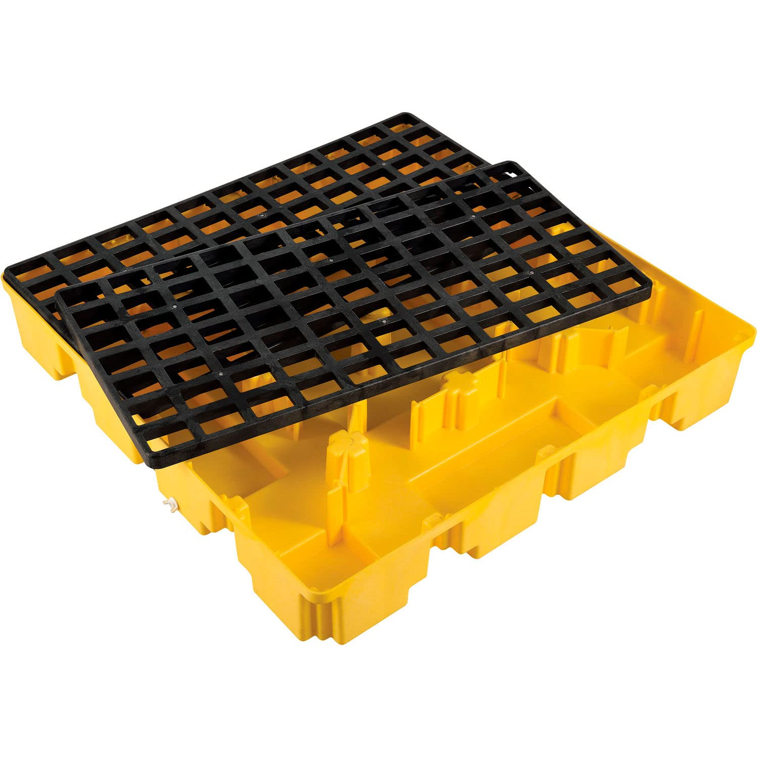 Factory Low Price 4 Drum Oil Spill Containment Plastic Pallet For Drums