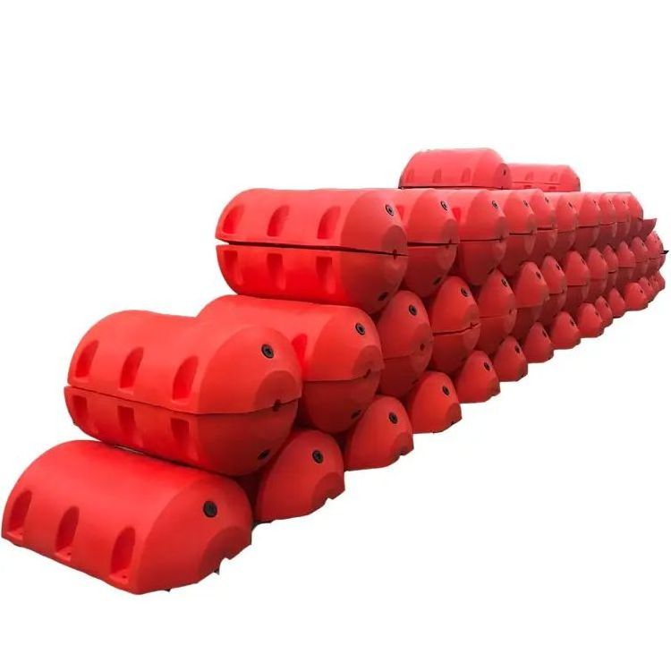 200kg-8000kg  Floater Buoyance MDPE Plastic Pipe Floaters for Dredging Pipeline