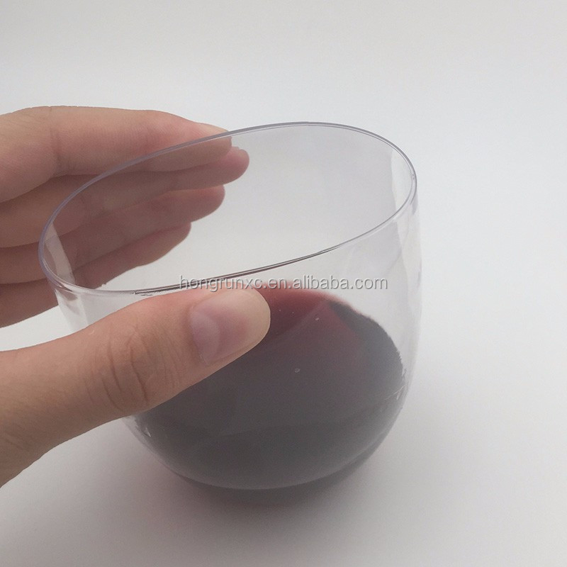 12OZ/350ml Unbreakable BPA free Tritan plastic wine glass