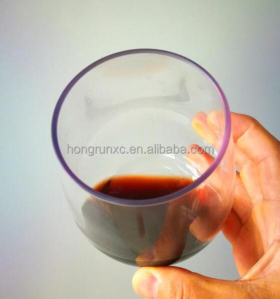 Reusable Tritan Thick Strong Plastic Wine Glasses