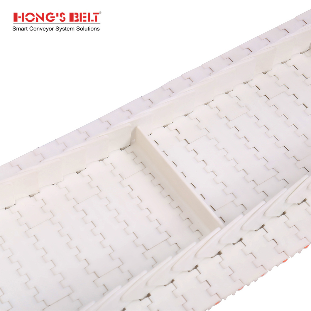 Hongsbelt HS-200A Transport plastic slat Modular Conveyor Belt for Beverage Industry conveyor