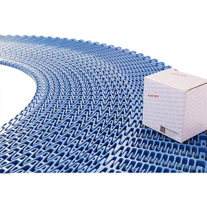 Hongsbelt HS-1201B Portable Modular Plastic Conveyor Belt for Curved Conveyor System