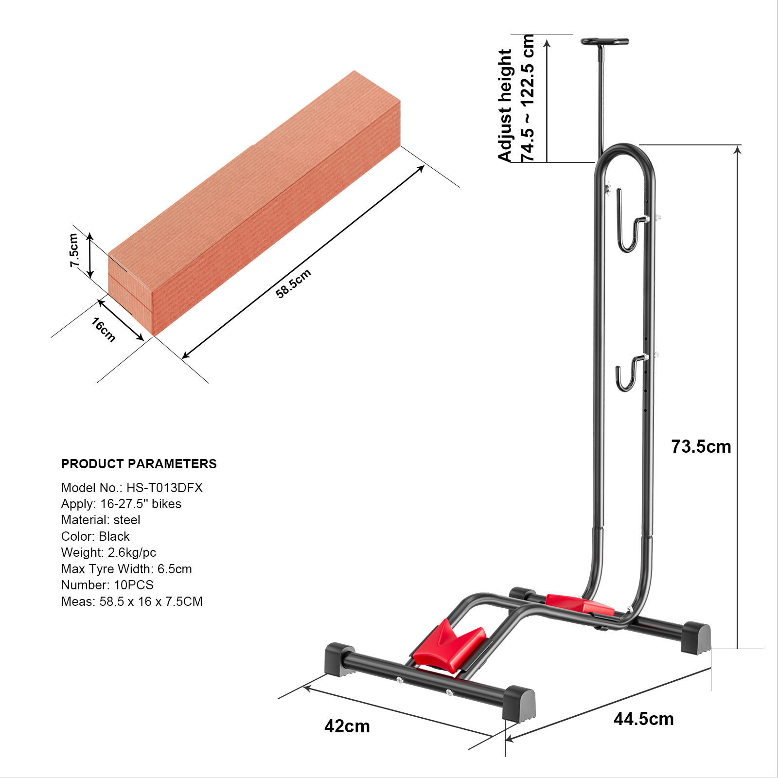 3 in 1 bicycle stand rack Bicycle Holder Storage Bicycle Repair Stand Detachable for easy transportation