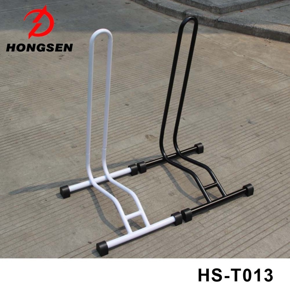 High Quality Back Wheel Repair Stand L Shape Bicycle Parking Stand Floor Display Rack