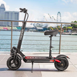 USA warehouse 48v 1200W 11" 15A off-road tires  e scooter trotinette electrique electric scooters with seats