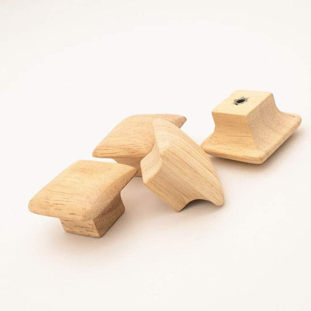 2022Small wooden wall plaque hooks wooden hook ring toss wall hooks adhesive wooden