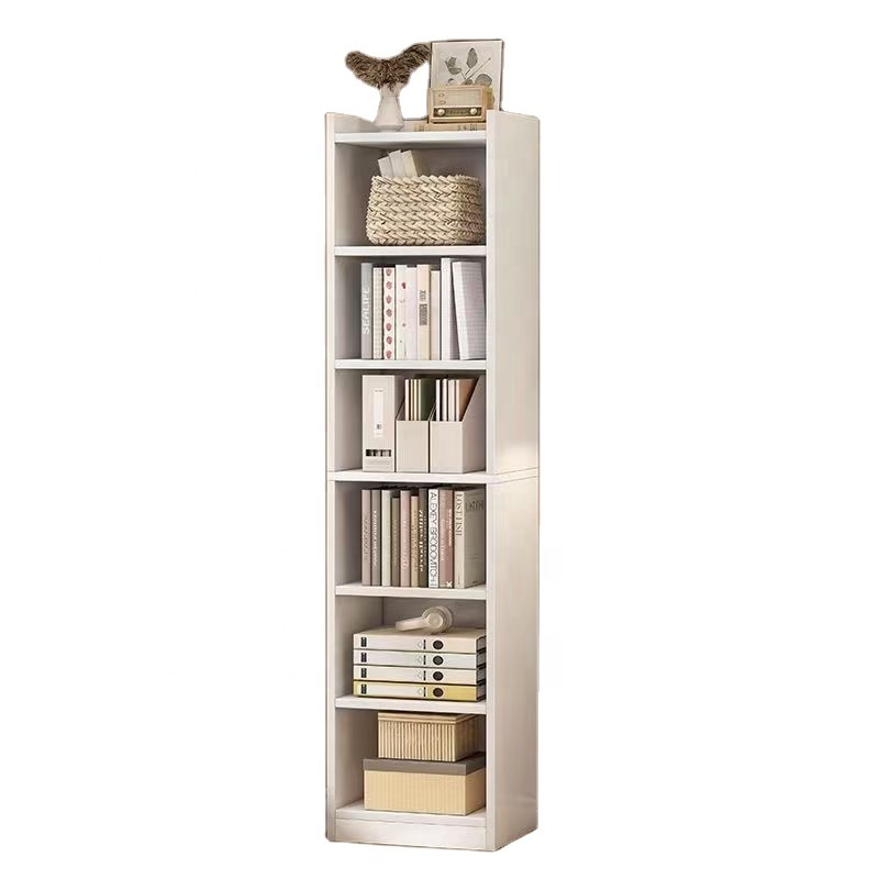 Bookshelf floor simple household small bedroom living room narrow slit small bookcase against the wall corner storage shelf