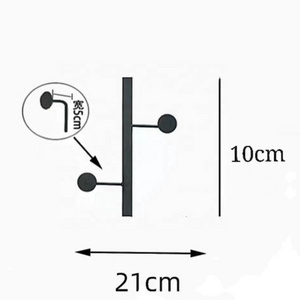 2023 The best-selling light luxury free punch door hook decorative wall hangers fitting room hanging hook wall hanging hat rack