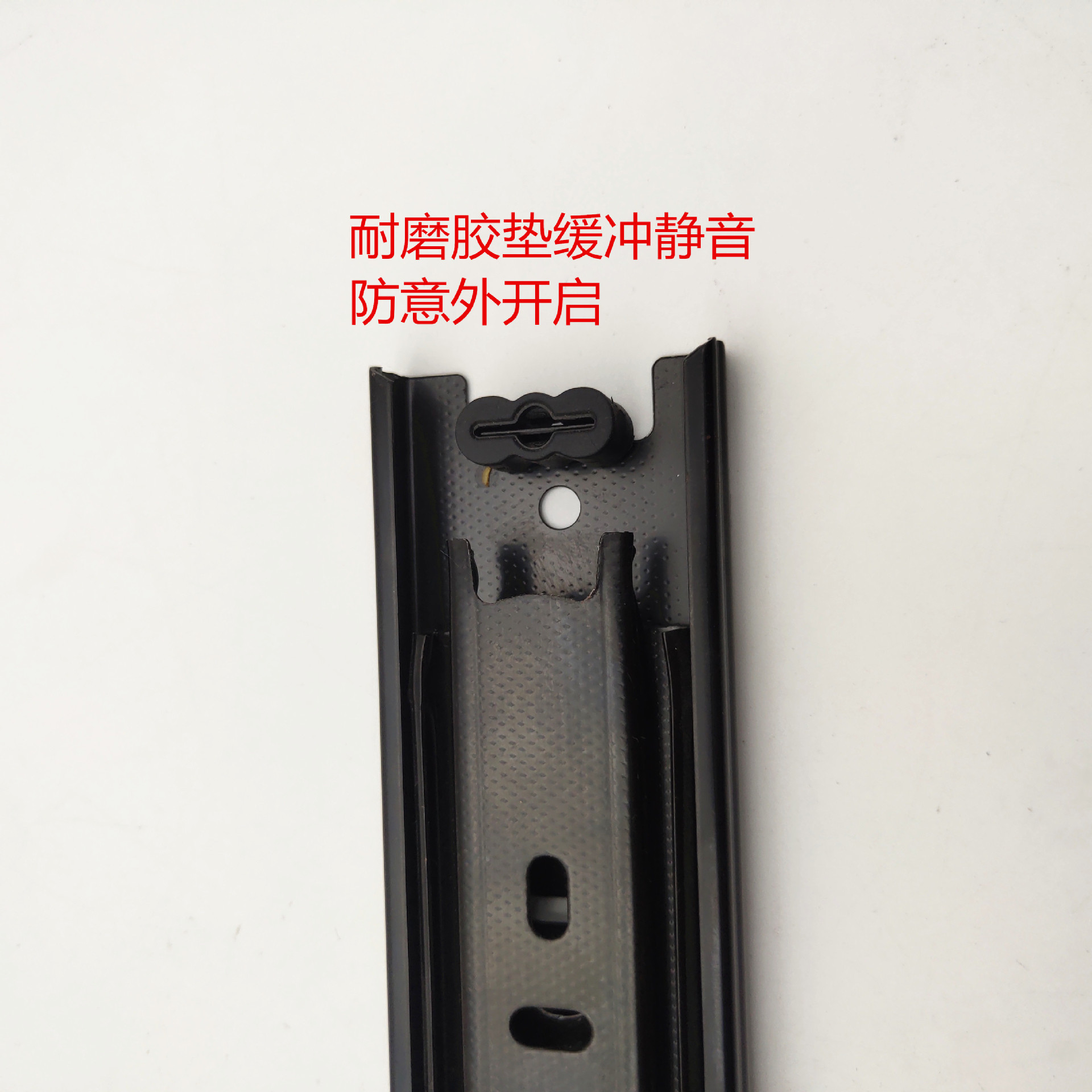 Factory goods cold rolled steel three fold drawer mute slide rail steel ball slide rail furniture hardware slide wholesale