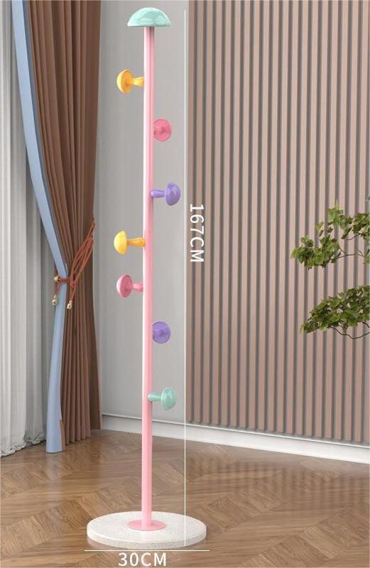 2023 The best-selling creative small mushroom hanger home indoor children's coat rack floor hanger bedroom collection