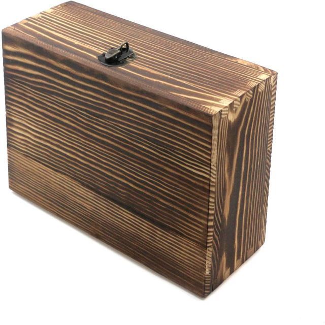 2022 plain pine wood gift box natural chocolate wood packaging box ready to ship bamboo lip balm container with wooden box