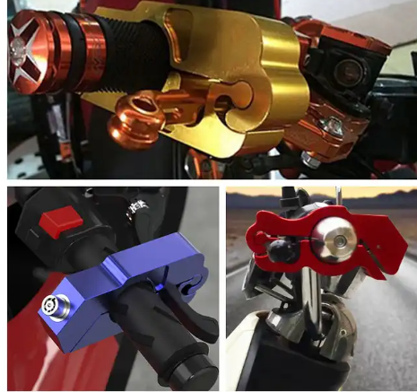 OEM Factory Customization Motorcycle Scooter Handlebar Grip Brake Lever Throttle Security Lock