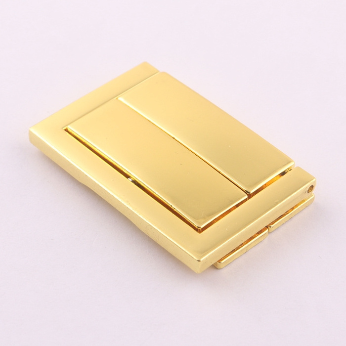 gold color metal wooden box catch lock jewelry box latch